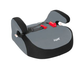 Детское кресло - бустер  SIGER  "БУСТЕР" груп. 3 (серый)