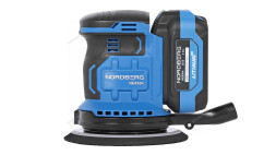 Аккумуляторная шлифовальная орбитальная машина NORDBERG NE436K с регулировкой оборотов (150 мм)