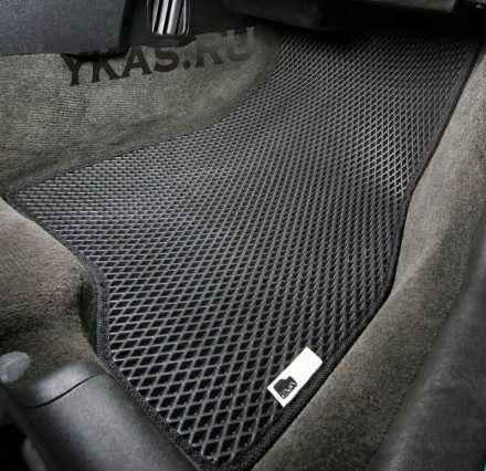 Коврики Mitsubishi Outlander III 2012г- основа черная, кант черный  EVA