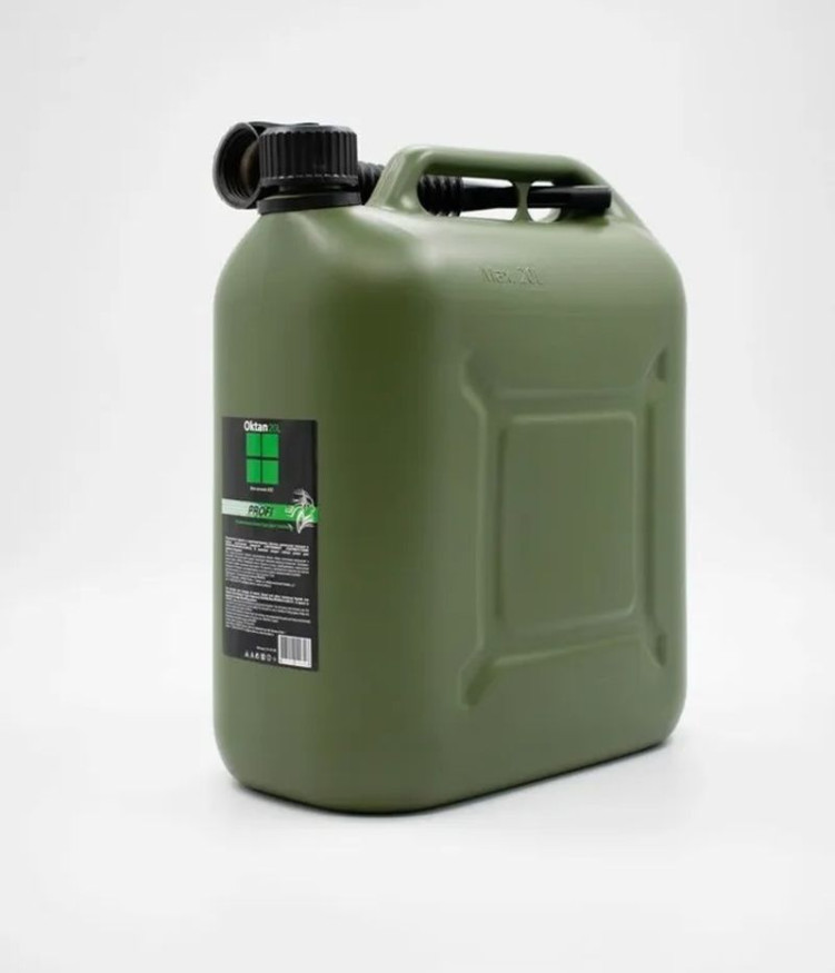 Канистра пластиковая  Oktan  20л (хаки) усиленная с заливным устройством