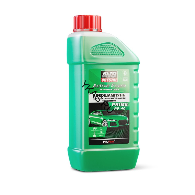 AVS  Автошампунь для бесконтактной мойки  "Active Foam" 1:4 PF-40 PRIME 1л.