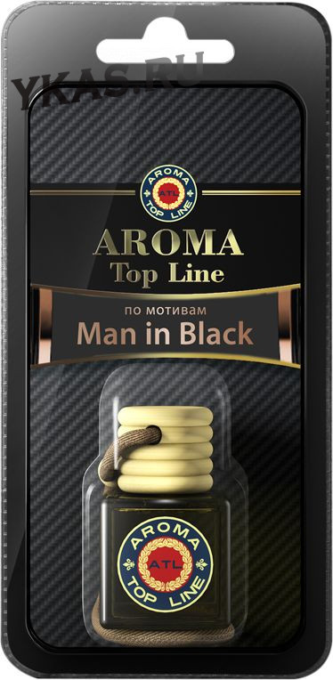 Осв.возд.  AROMA  Topline  Флакон Мужская линия  №29  Bvlgari Man in Black