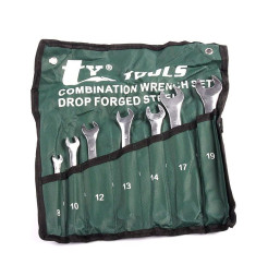 DC Набор ключей 8-19мм 7 предметов, на полотне