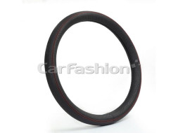 Оплетка на руль CF MODERN - М, Черный/Красный