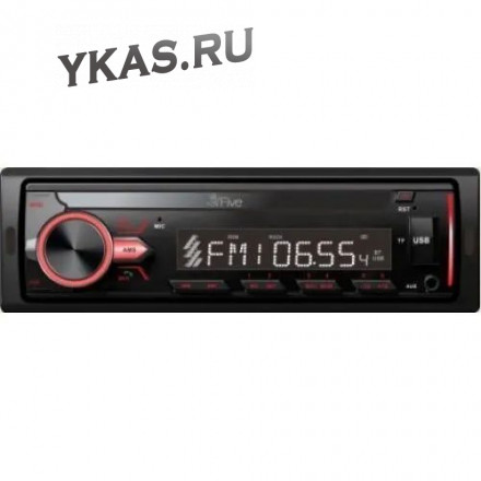 Автомагн.  Five F24R (красный ) BT USB AUX FM