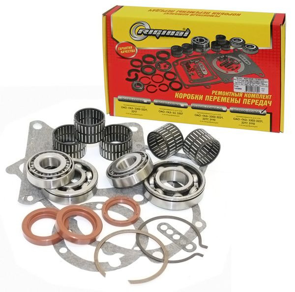 RG РК подшипников и прокладок 5-ст. КПП Г-3110-31029,3302-3221,2217-2705 (роликовые подшип.) "Rigina