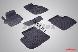 Коврики резиновые Citroen C-Elysee с 2013г.-/Peugeot 301 - с 2013г.- БОРТ