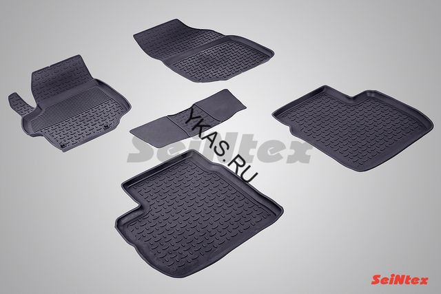 Коврики резиновые   Citroen C-Elysee с 2013г.-/Peugeot 301 - с 2013г.-  БОРТ