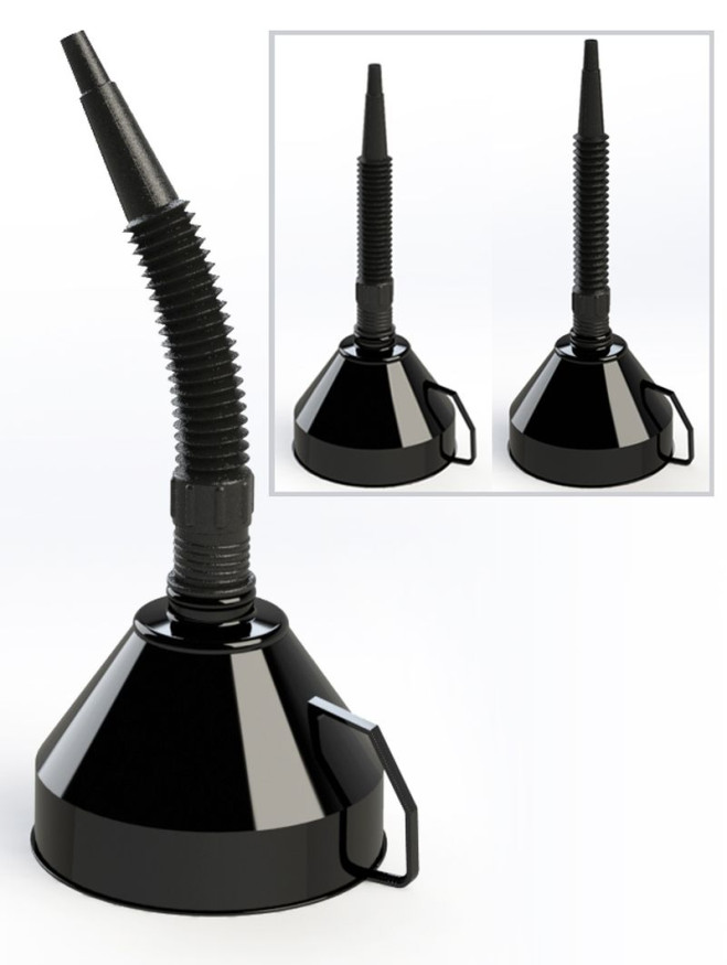 Лейка заправочная  ГСМ Oktan с фильтром, 135 мм