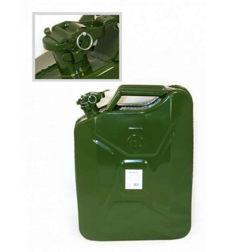 Канистра металлическая 20л. (со стопорным шплинтом на крышке)