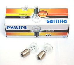 Автолампа Philips 12V P21W 21W BA15s 1-конт.