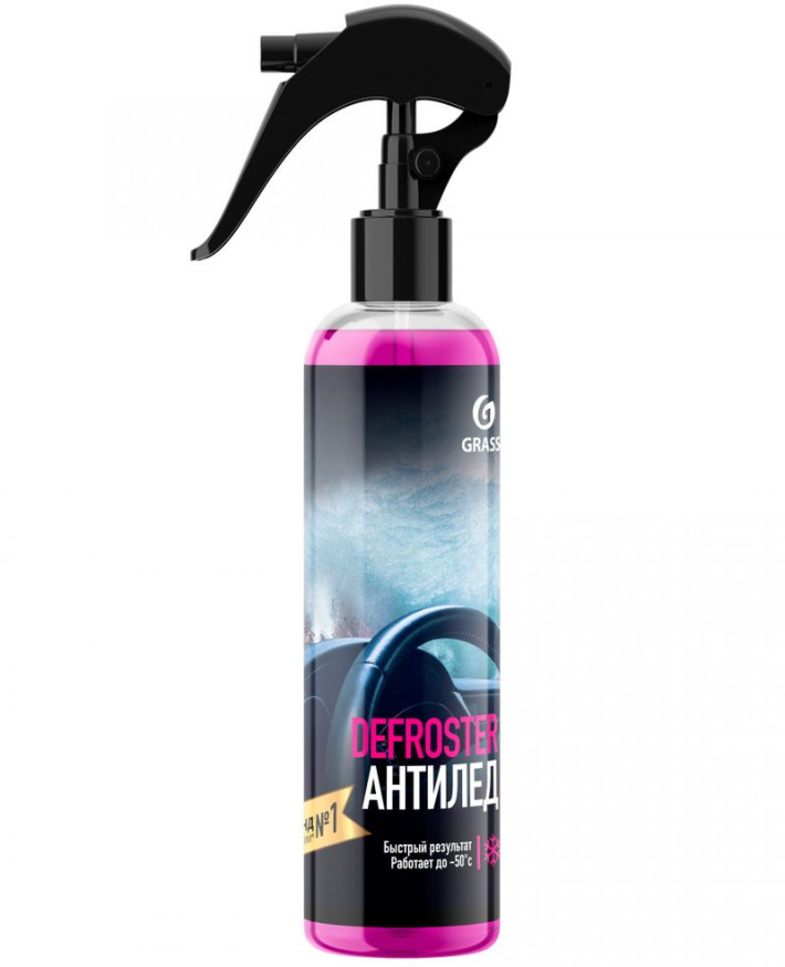GRASS  Антилед для стекол и замков "Defroster" (флакон 250 мл)