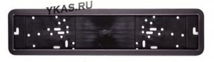 Рамка номера металл    YFX-8060  (нержавеющая сталь)  Чёрная