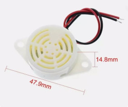 Сигнал заднего хода 24V пластик (48х15мм) (зумер прерывистый)