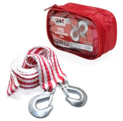 Трос буксировочный "RedMark" лента (4,5 м 6 т.) крюк/крюк в сумке