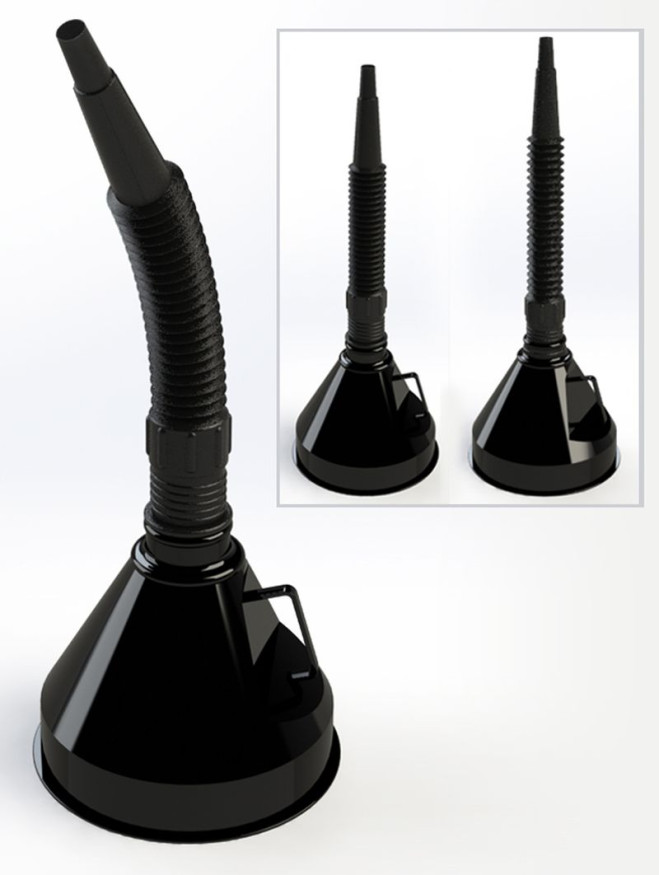 Лейка заправочная  ГСМ Oktan с фильтром, 160 мм