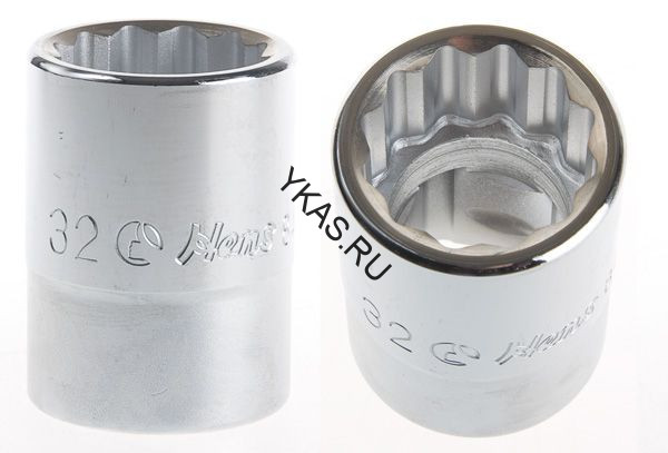 Инструмент HANS. Головка торцевая 1"DR 12-гран.32мм