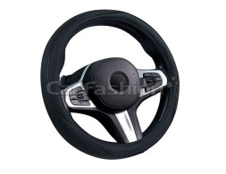 Оплетка на руль CF CLUB - М, Чёрный/Чёрный