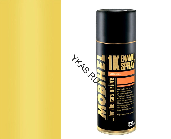 Mobihel  Краска с лаком желтый (520мл)