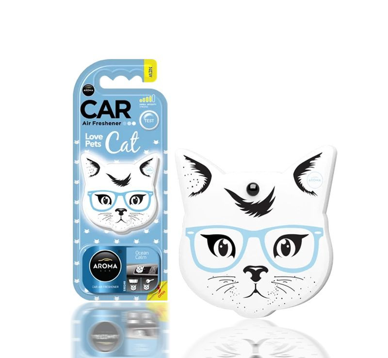 Осв.воздуха  AROMA CAR  Cat "Ocean Calm"  (на дефлектор/подвесной)
