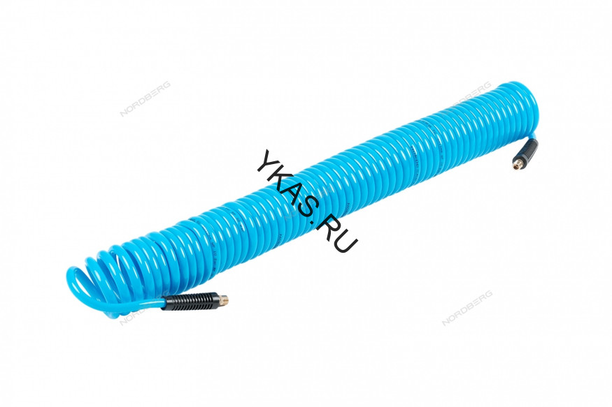 Шланг полиуретановый спиральный NORDBERG HS0811PU (8х12 мм, 11 м)