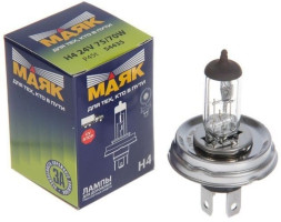 Лампа МАЯК 24V    H4   75/70W   P45t-41 (1шт)
