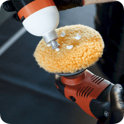 Twisted Wool Pad - меховой круг из ворсостойкой скрученной овечьей шерсти Ø 180 x 25 mm 9998279