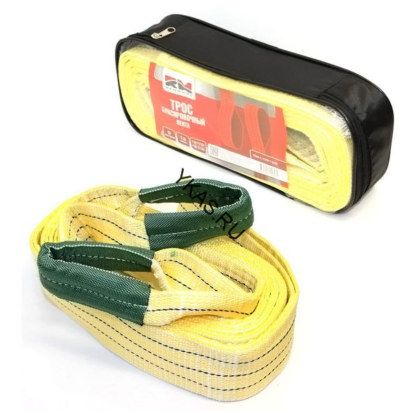 Трос буксировочный  "RedMark" лента (6 м 12 т.) петля/петля