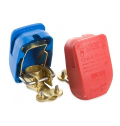 Клеммы аккумулятора  быстросъемные, медь,1.5мм  (маркировка полярности)  2шт.