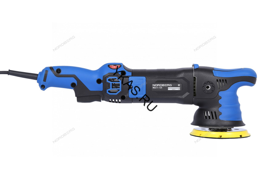 Полировальная машинка эксцентриковая NORDBERG NE411-125 (Ø диска 125 мм, 2000-4800 об/мин, 1000 Вт)