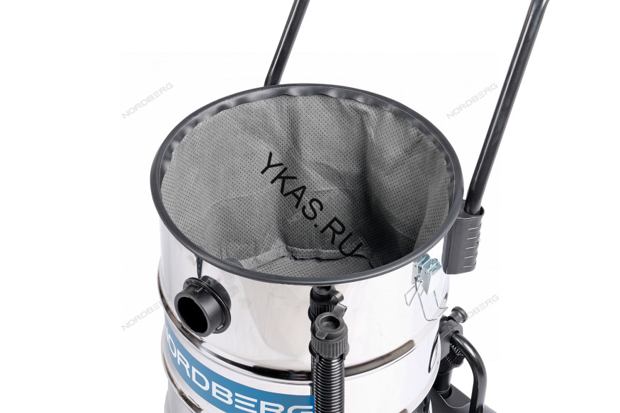 Пылесос двухтурбинный NORDBERG NV82 (80 л, 2400 Вт)