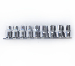 DC Набор торцевых головок (металлический холдер) 1/2" 9 предметов (короткие)