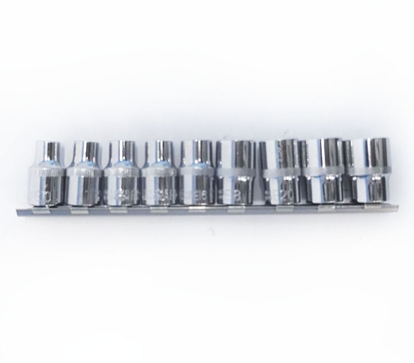 DC Набор торцевых головок (металлический холдер) 1/2" 9 предметов (короткие)