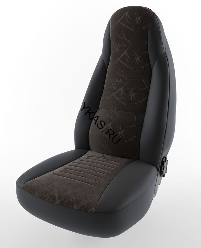 Авточехлы  Renault  Sandero  с 2007г- "PILOT"  БОСТОН Флок  (разд.зад.)  Черный