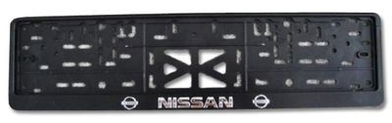 Рамка номера пластик  NISSAN  (книжка)