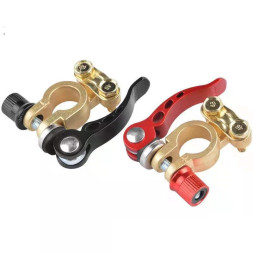 Клеммы аккумулятора быстросъемные, усиленные, медь (маркировка полярности) 2шт.