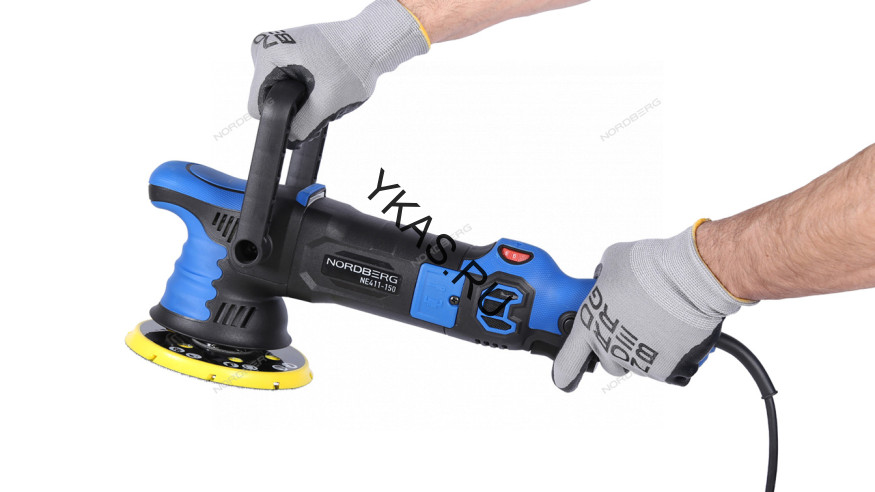 Полировальная машинка эксцентриковая NORDBERG NE411-150 (Ø диска 150 мм, 2000-4800 об/мин, 1000 Вт)