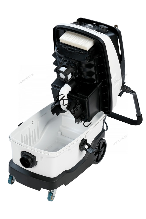 Пылесос одномоторный NORDBERG NV34 с поддержкой пневмоинструмента  (30 л, 1600 Вт)