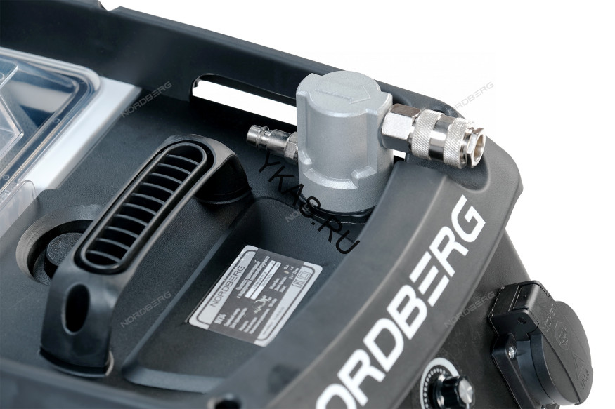 Пылесос одномоторный NORDBERG NV34 с поддержкой пневмоинструмента  (30 л, 1600 Вт)