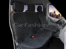 Накидка «TRANSIT VAN»  Черный/Черный/Серый (велюр)