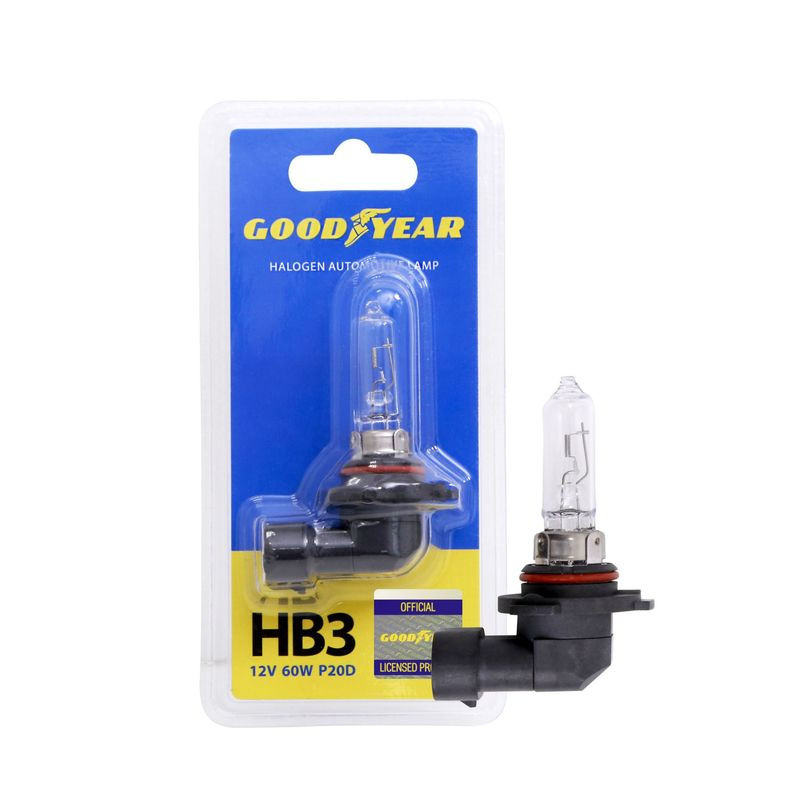 Автолампа GOODYEAR  12V  НB3 12V 60W P20d  (блистер)
