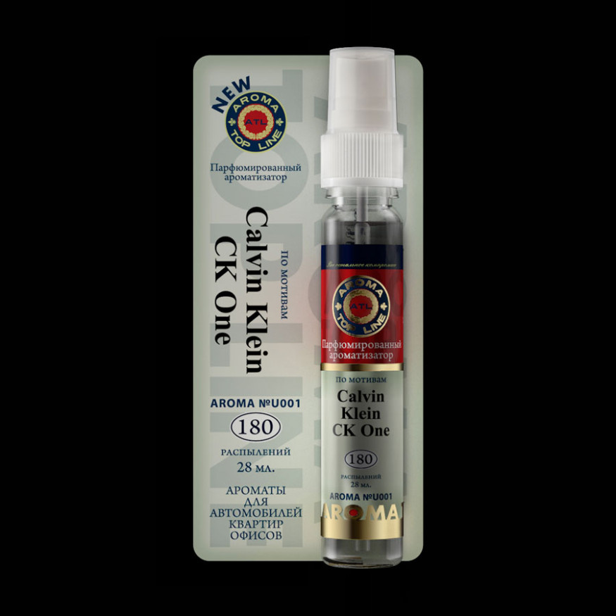 Осв.возд.  AROMA  Topline  Спрей  Унисекс  № U001   Calvin Klein ONE