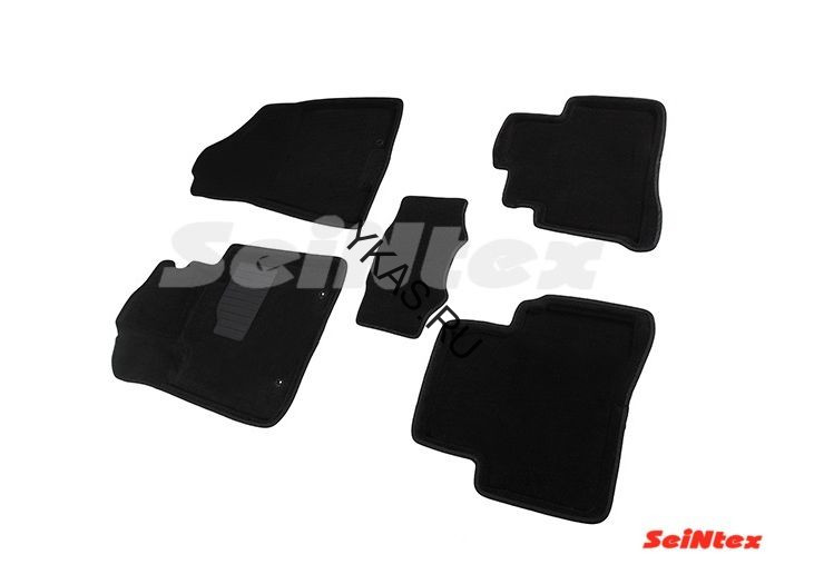 Коврики  Hyundai Tucson  2015-2018г. /компл.5шт./осн.резин./ 3D