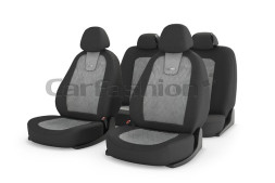 Чехлы  «COLOMBO»  Св.Серый/Тёмн.Серый/Св.Серый (Алькантара)