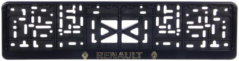 Рамка номера пластик  RENAULT  (книжка)