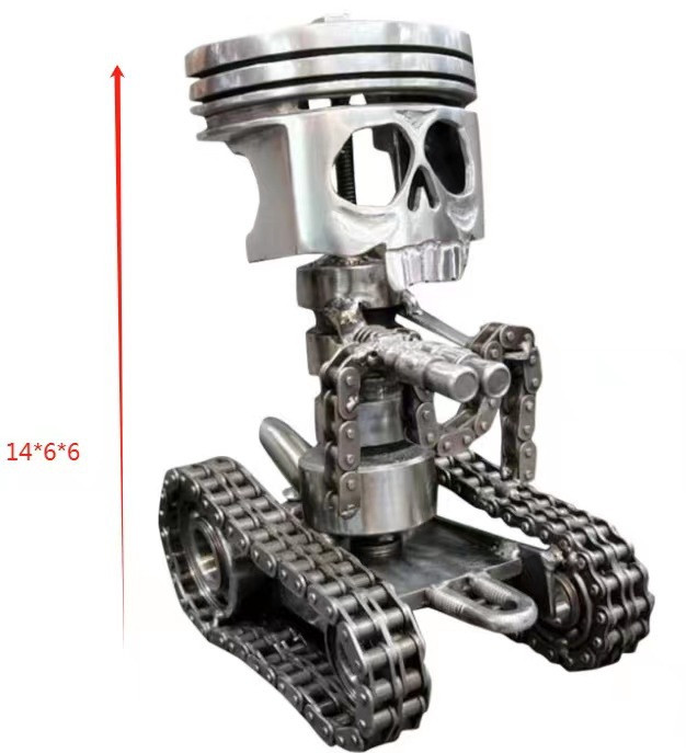 Статуэтка Поршень "танкист" 14*6*6см