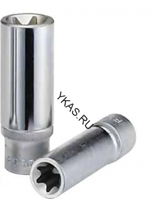 FORSAGE. Торц. головка 1/2" глубокая E18 внешний торкс