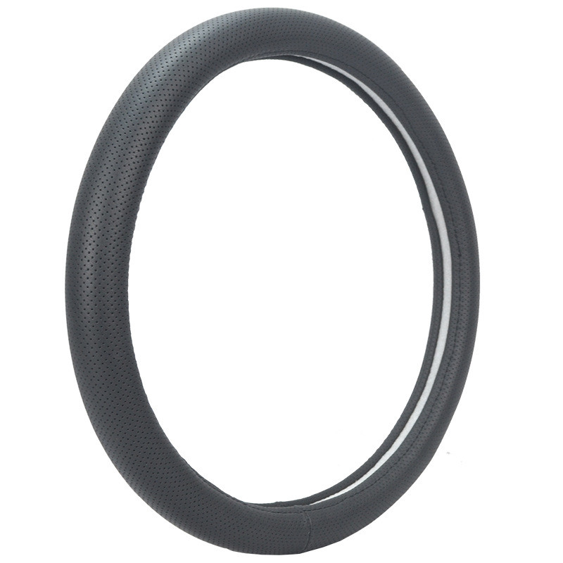 Оплетка на руль   Carlife  "Altea" М,  Чёрный/Чёрный перфорированная