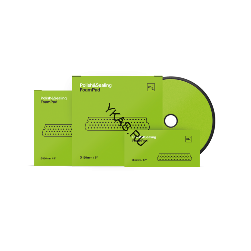 Полировальный круг для абр.паст восков серии P1, P2 Ø126х25мм 9998337