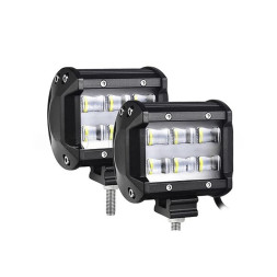 Фара Off Road SOLAR ближний свет 6 SMD, 6D 18W, 2500LM, 6000K (94х75х60мм) 12V